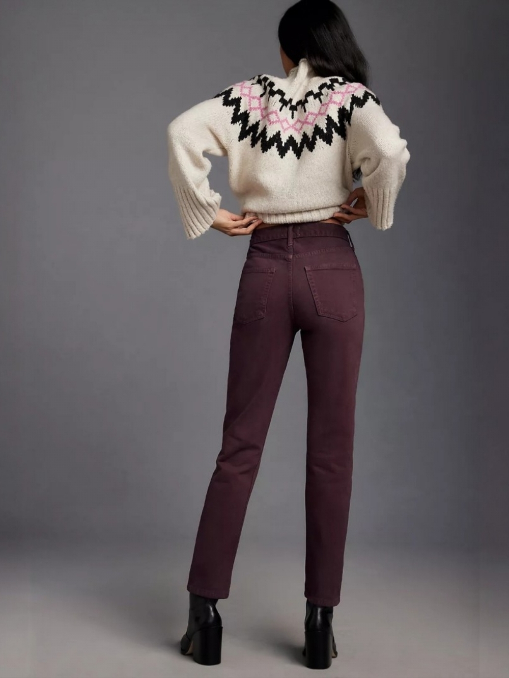 Etica Finn High-Rise Slim Straight-Leg Jean 27 - Picture 2 of 14